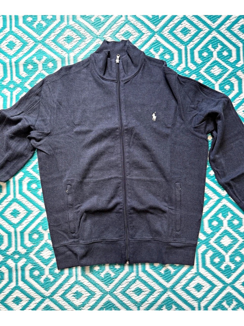 Polo Ralph Lauren Performance Men’s L Navy Full Zip Track Jacket